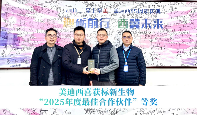 协同攻坚蛋白降解领域！美迪西喜获标新生物“2025年度最佳合作伙伴”等奖