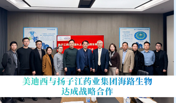 提速新药研发，赋能新药出海！美迪西与扬子江药业集团海路生物达成战略合作
