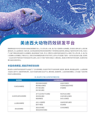 美迪西大动物药效研发平台