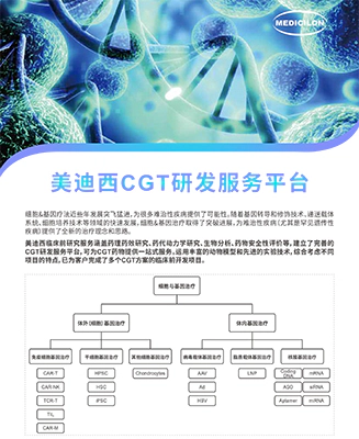 美迪西细胞&基因治疗药物研发服务平台